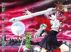 Magic Knight Rayearth, kobiety, księżyc, miecz