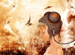 Last Exile, pilot, pilotka, hełmofon, kobieta