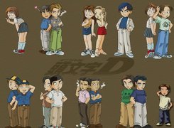 Initial D, ludzie