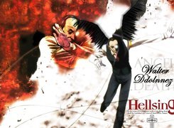 Hellsing, ludzie, skrzydła