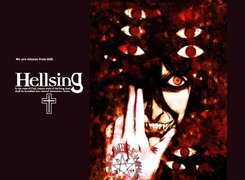 Hellsing, twarz, osoba, oczy