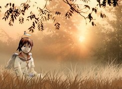 Haibane Renmei, człowiek, polana