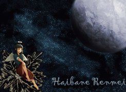 Haibane Renmei, księżyc, angel, skrzydła