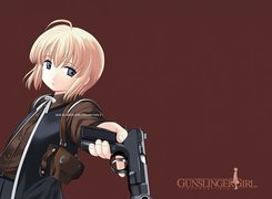 Gunslinger Girl, kobieta, pistolet