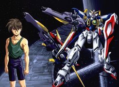 Gundam Wing, robot, kosmos, facet