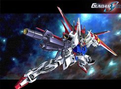 Gundam Seed, napis, logo, robot, kosmos