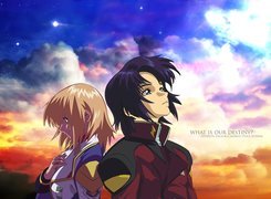 Gundam Seed, ludzie, chmury