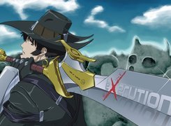 Gun X Sword, miecz, postać, kapelusz