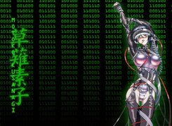 Ghost In The Shell, napisy, kod, kobieta, strój