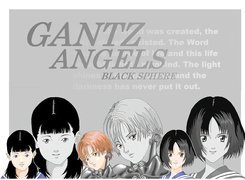 Gantz, angels, dziewczyny, twarze