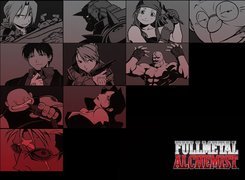 Full Metal Alchemist, ludzie, zdjęcia, napis