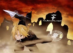postać, ruiny, Full Metal Alchemist