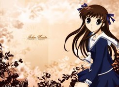 kwiaty, mundurek, kobieta, Fruits Basket