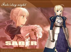 Fate Stay Night, saber, kobieta, miecz