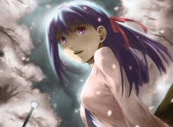 Fate Stay Night, dziewczyna, park