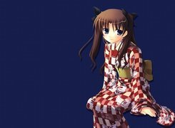 Fate Stay Night, kobieta, kimono