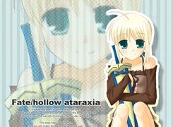 Fate Stay Night, dziewczyna, twarz, oczy