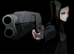 Ergo Proxy, pistolet, dziewczyna, złość