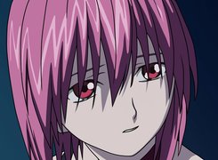 Elfen Lied, oczy, twarz,   dziewczynka