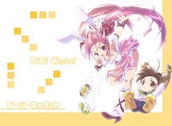 Digi Charat, napisy, dziewczyny