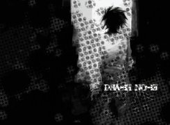 Death Note, postać, napis, plamy