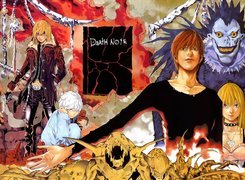 Death Note, książka, postacie, potwory