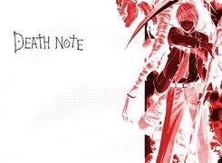 Death Note, kosa, negatyw, marynarka, chłopak