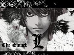 Death Note, rysunek, palec, strach, chłopak