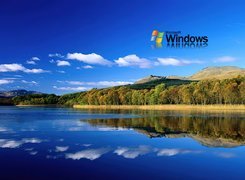 Windows Vista, microsoft, pejzaż, jezioro, las