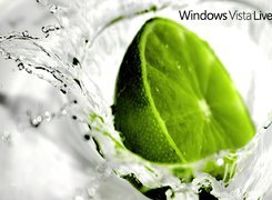 Windows Vista, microsoft, limonka, woda
