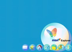 Programy MSN, grafika, motyl, domek