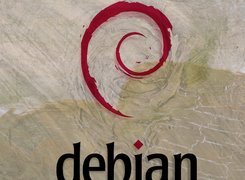 Linux Debian, grafika, ślimak, muszla, zawijas