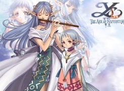 Ys Vi The Ark Of Napishtim, postać, kobieta, elf, flet, manga