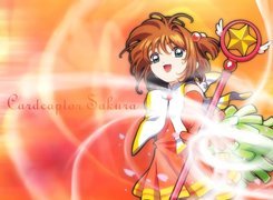 Cardcaptor Sakura, dziewczyna, kij , napisy