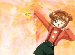 Cardcaptor Sakura, spodenki, dziewczyna, pluszak