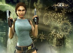 kobieta, broń, Tomb Raider Anniversary