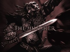 mężczyzna, miecz, wojownik, The Witcher