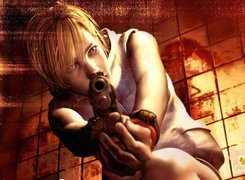 broń, zegarek, kobieta, Silent Hill 3