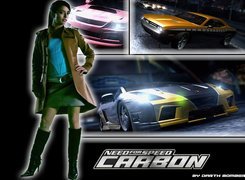 Need For Speed Carbon, kobieta, samochody