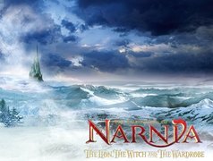 Narnia, góry, śnieg, zamek