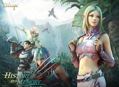 postacie, kobieta, elf, Lineage 2