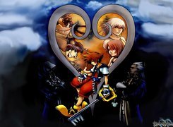 Kingdom Hearts, postacie, serce, klucz, goofy, donald, duck