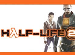 postacie, kobieta, mężczyzna, logo, Half Life 2