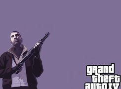 Gta 4, postać, mężczyzna, broń