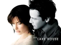 The Lake House, Keanu Reeves, Sandra Bullock, plakat, przytuleni