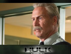 The Incredible Hulk, William Hurt, wąs, twarz