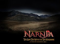 The Chronicles Of Narnia, góry, niebo, napis, pustkowie