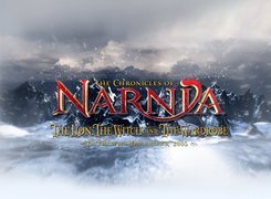 The Chronicles Of Narnia, śnieg, góry, napis