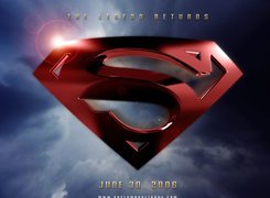 Superman Returns, logo, znak, niebo