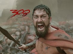 300, miecz, trupy, Gerard Butler